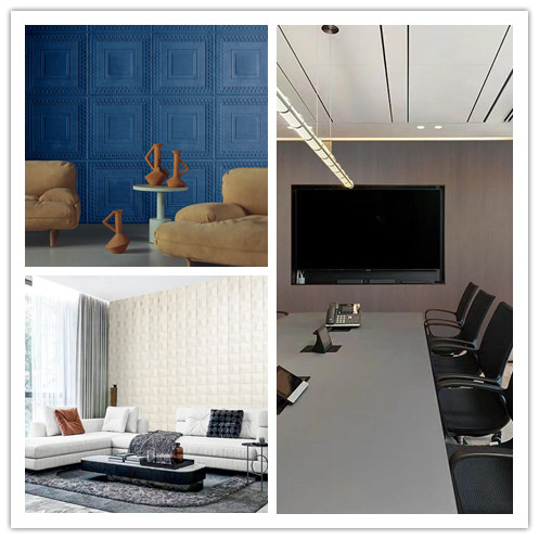 1200x2400 мм 3D рельефные стены для гостиной и офиса