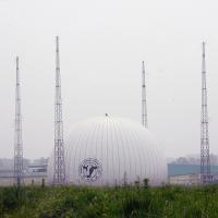 Anti Corrosion Double Membrane Spherical Biogas Holder For Wastewater Treatment