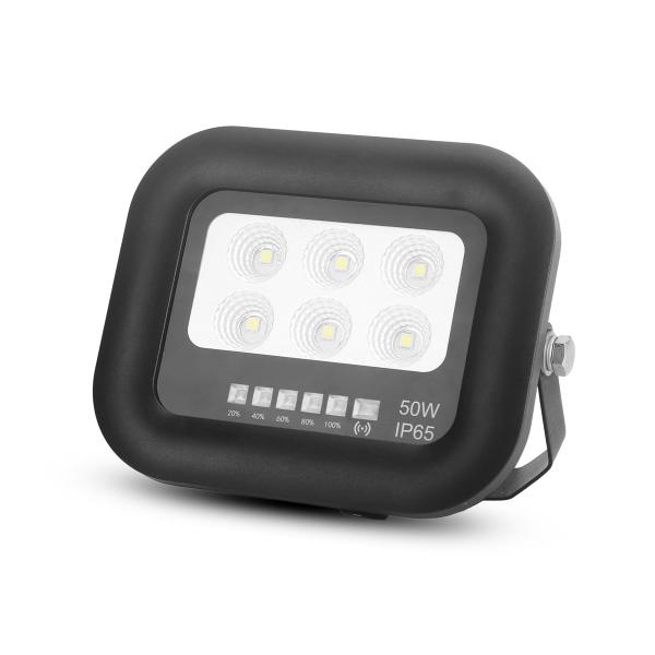50 Watt LED Solar Light IP65 All-Black Monocrystalline Silicon Solar Panel