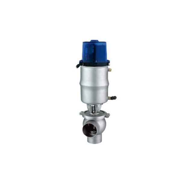 EPDM / PTFE Diverter Stainless Steel Sanitary Valves 304 316L 3A Standard 360° Adjustable
