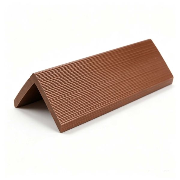 ASA WPC Co Extrusion Decking Edge Trim Waterproof Corner Guard End Cap Exterior Flooring