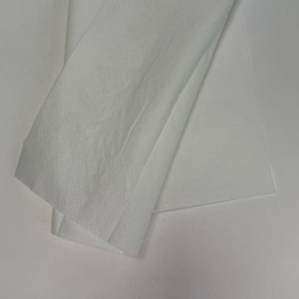 1/8 Fold White Paper Napkins Wedding Restaurant 3 Ply Cocktail Napkins