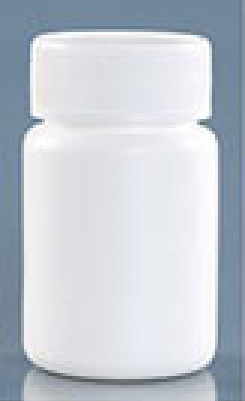 Tablet Plastic Medicine Bottles , Empty Capsule Bottles Powder Packaging 60g