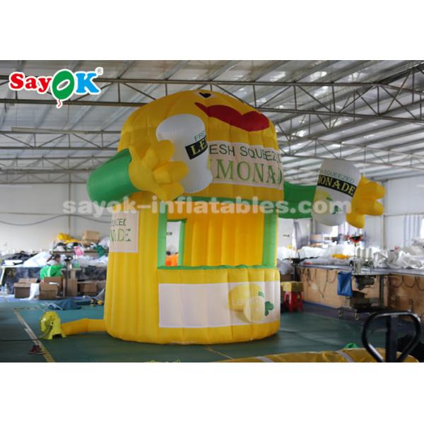 Будочка стойки лимонада раздувной ткани шатра 3*3*4m Оксфорд работы раздувная для рекламы