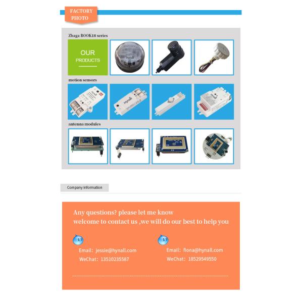 IP65 водонепроницаемый датчик движения высокой бухты с уборкой дневного света 0-10В Стемление Zhaga фотоэлемент