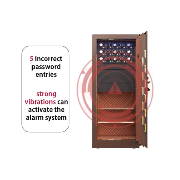 Solid Steel Jewelry Watch Winder Jewelry Safe Large for Home