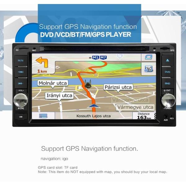 Ouchuangbo 7 inch car dvd gps radio stereo for Toyota universal support BT AUX USB swc