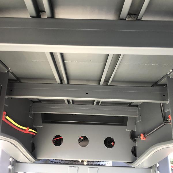 CIMC HUAJUN Flatbed Container Semi Trailer with 12 Twist Locks and Custom's Requirement