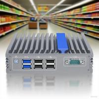 DIN-Rail J3710 Quad Core Fanless Mini Computer with Wide Voltage for Industrial Control