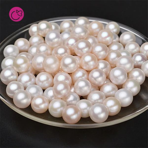 New High Quality Loose Round Pearls Fresh Water Natural White Color 8mm Pearls Loose Pearls White