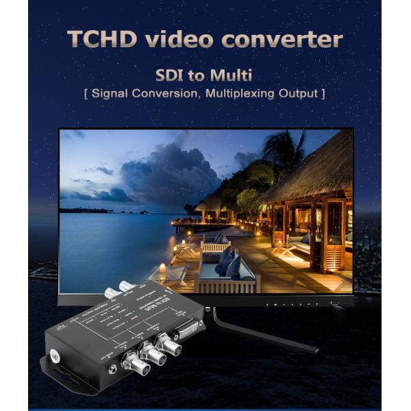 High Performance SDI To DVI Multi RIO Video To IP Converter With Independent Audio