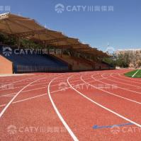 Pista de atletismo de caucho semiprefabricada y asequible para el presupuesto Pista de caucho de atletismo de caucho Pista de atletismo de caucho Certificado WA SGS para instalaciones deportivas