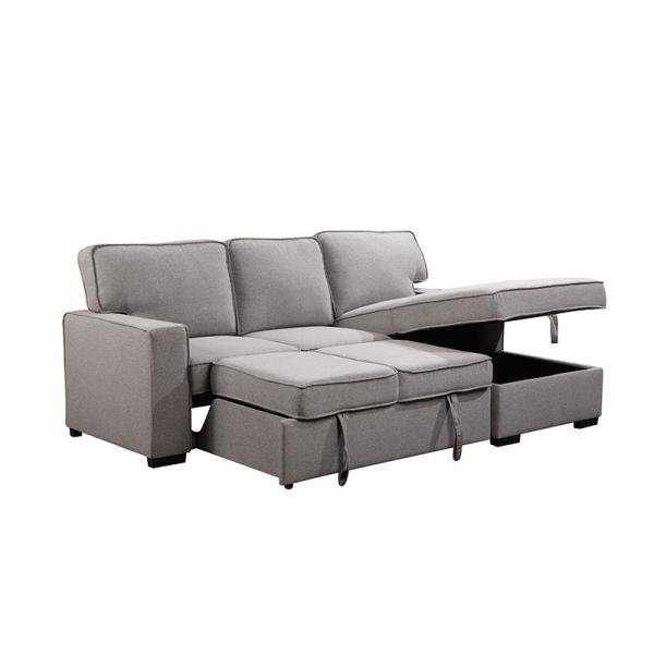 Manufacturer Wholesale price Modern Simple style living room sofa Design Fabric 2 Seater w/pull out sofa bed popular