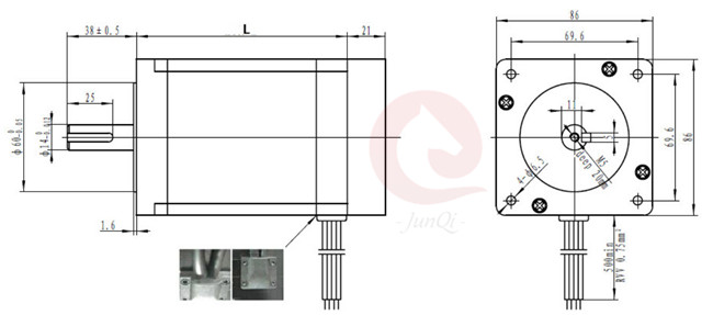 Водитель 86HSE4N-BC38 HSS86 Stepper мотора набора мотора сервопривода короткозамкнутого витка NEMA34