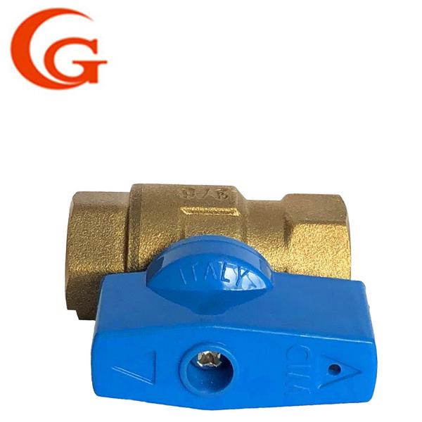 Соединение неэтилированного латунного шарикового клапана CNC OEM DN15 женское