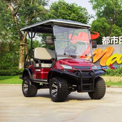 Electric 48V Lithium Custom Comfortable 4 Seats Golf Buggies Cart