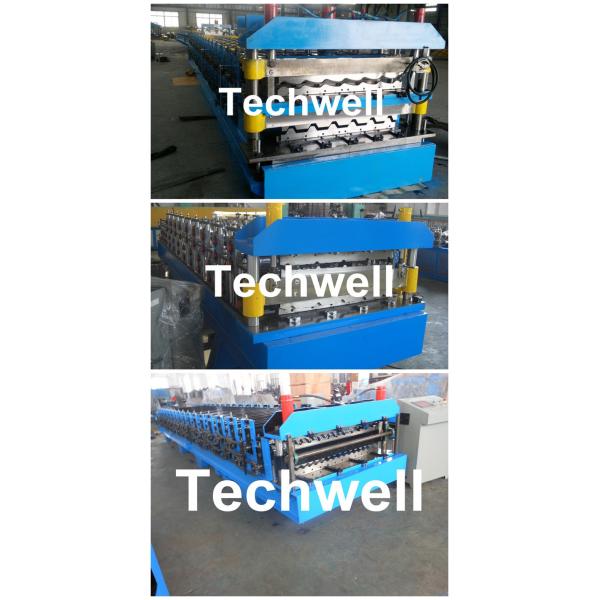 Кафельный крен двойного слоя листов & листов плакирования крыши формируя машину с гидравлическим вырезыванием