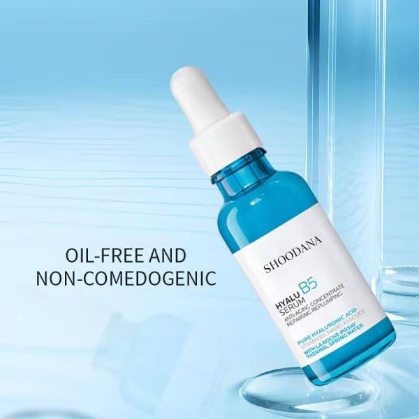 Pure Hyaluronic Acid Serum Vitamin B5 Anti-Aging Hydrating Repairing Fine Lines Wrinkles Safe for Sensitive Skin Face Targeted