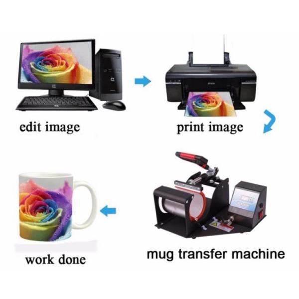 Черная печатная машина 220V 350W автоматическая