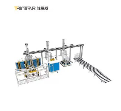 IBC ton barrel bending fixture steel wire welding fully automatic production line