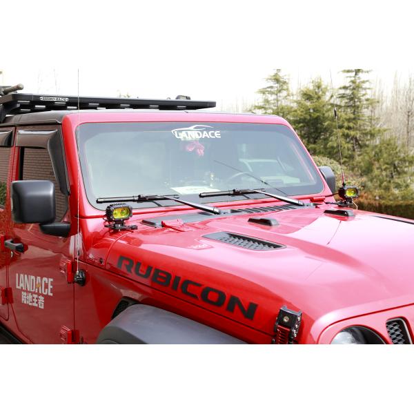 Customized Vehicle Radio Antenna Base Cover 74*74*30mm for JEEP by Qingdao Landace