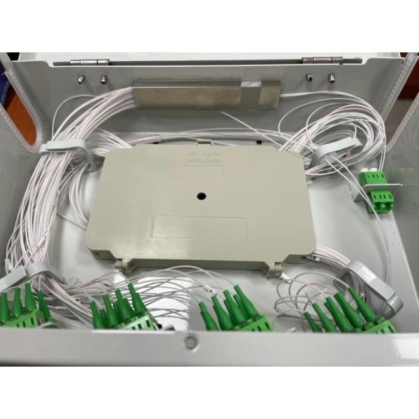 Outdoor Iron 2 Door Telecom Cabinet with PLC Splitter and Pigtail Jumper-free Fiber Optic