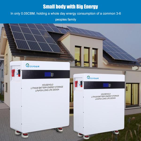 Bateria de energia solar 48V 51,2V Power LifePO4 bateria 10KW 200ah para uso doméstico