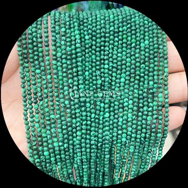 Des perles de pierre précieuse ronde en couleur naturelle pour les bracelets, des colliers, des boucles d'oreilles et des bijoux