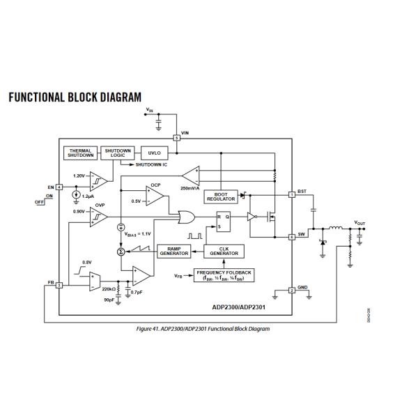 ADP2300AUJZ-R7 700kHz 1.2A Switching Regulator Analog Devices