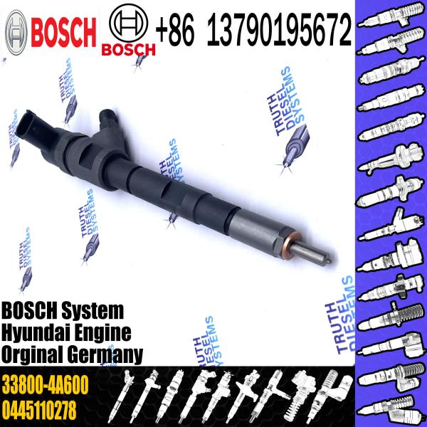 Инжектор 0445110277 коллектора системы впрыска топлива 0445110278 33800-4A600 на ПОРТЕР II, H1, БОЛЬШОЕ STAREX