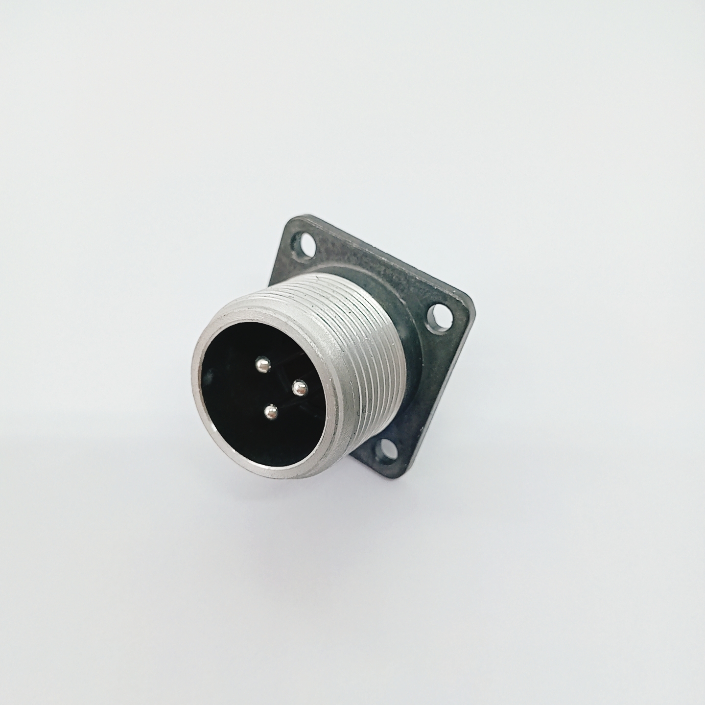 P20K3AQ P Series 3 Pin Thread Locking Circular Aviation Connector Straight Female Cable Plug Mates With P20J3A