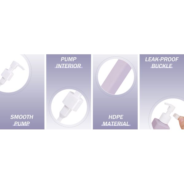 250ml Empty Plastic Cosmetic Bottle Leak Proof Shampoo Skin Care Packaging Travel Toiletries