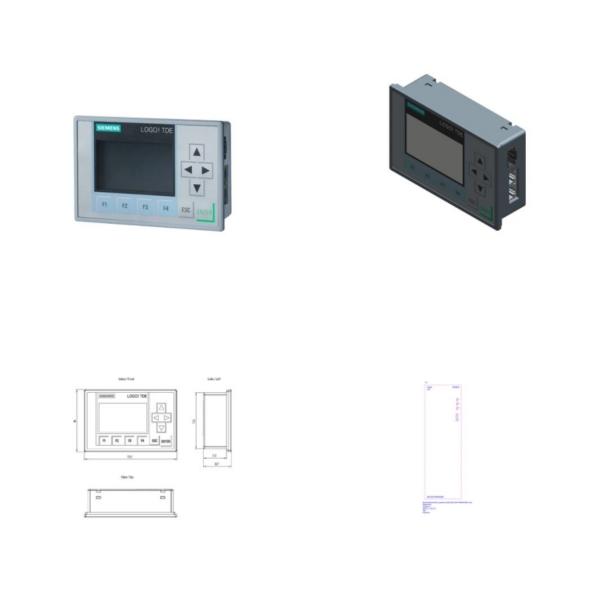 LOGO TD screen 6 Lines 6ED1055-4MH08-0BA1logo logic and Communication interface RS485