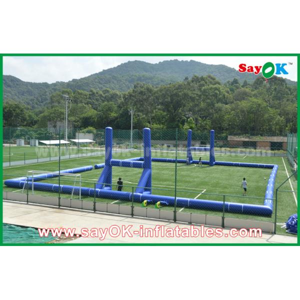 Gigante inflable de los juegos del fútbol fuera del fútbol de la lona del PVC/del estándar inflables del CE de la corte de campo de fútbol