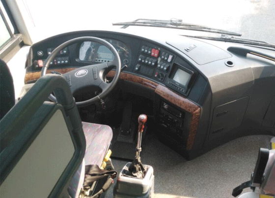 53 Seater 2012 Year Used Diesel Bus 100km/H Max Speed AC Video Yutong 2nd Bus