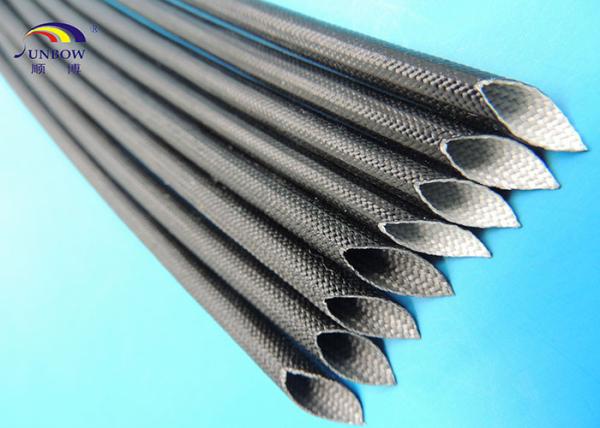 UL RoHS Flame Retardant Braided Fiberglass Sleeve Coated Silicone Rubber