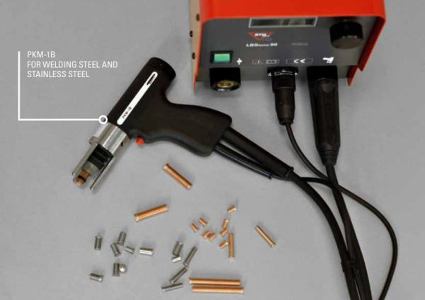 LBSaccu 90S Battery Powered Capacitor Discharge Stud Welding Machine, High-Grade LCD Display