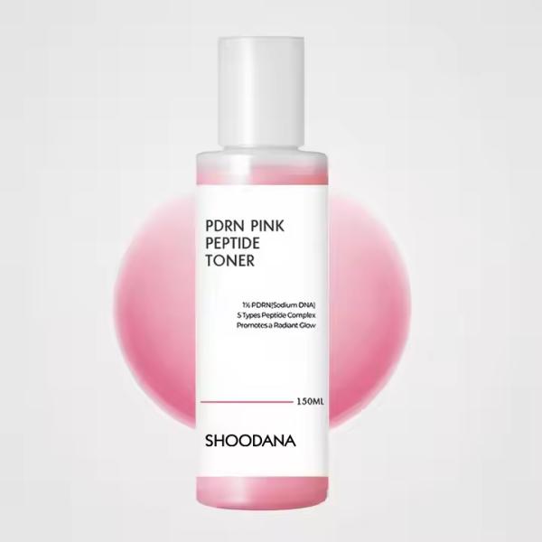 Tonique Rose pour le Visage au Label Privé Coréen Salom DNA Pdrn Niacinamide Peptide, Soin Anti-Âge pour la Peau, Tonique Lacté pour le Visage, Soin de la Peau