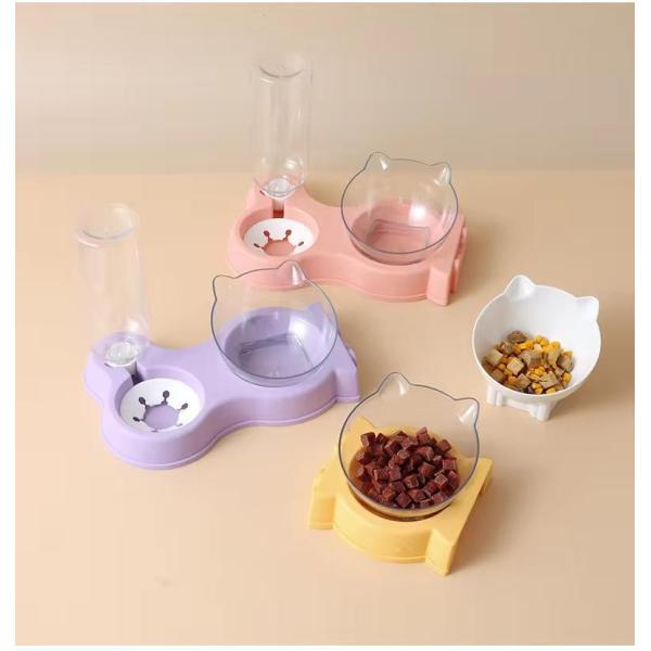 Pet Food Water Elevated Feeding Bowl with Raised Stand Customization Customized Request