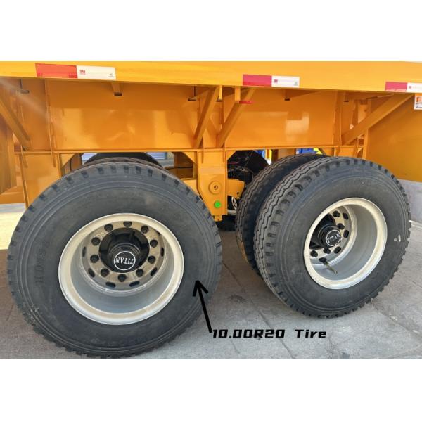 TITAN 2/Tri/3 Axle 20/40/45 Ft Flatbed Semi Trailer for Sale Manufacturers Near Me in Tanzania