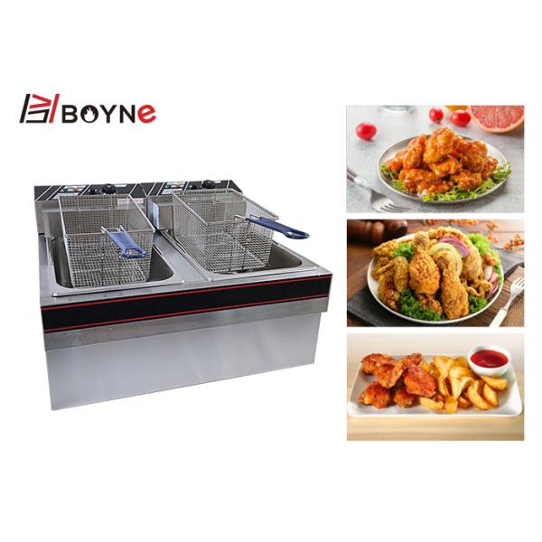 9kw Commercial Kitchen Cooking Equipment Potato Chips Fryer