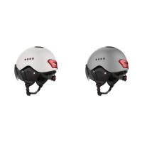 Moule intégré formant le casque futé de vélo de caméra incorporée avec le feu arrière à télécommande