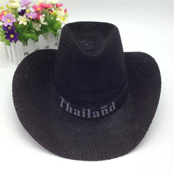 Men Summer Hat Western Cowboy Hat knitted Hat Advertising hat Logo Customized