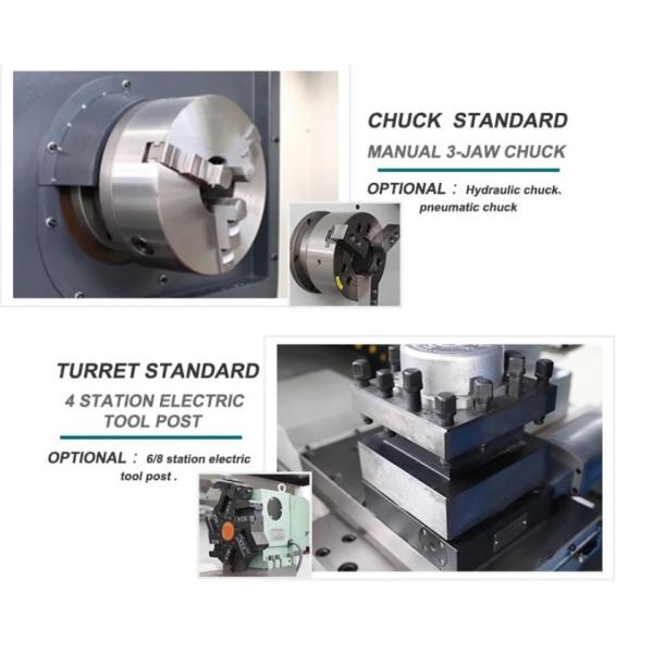 Металл Cnc машины CK6136 CK6150 CK6166 токарного станка Cnc поворачивая плоскую кровать