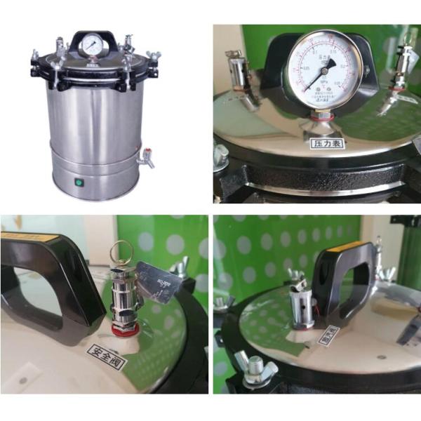 24 Liters Autoclave Sterilization Pot Portable Pressure Steam Sterilizer For Beauty Salon