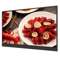 Dual System 65 75 86 Inch 4K Smart Interactive White Board Videoconferência de escritório com suporte móvel