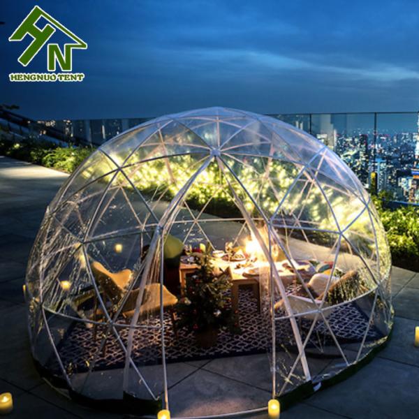 Wedding Party Dome Tent Transparent Catering Dome Tent 100KM/ H Wind Load