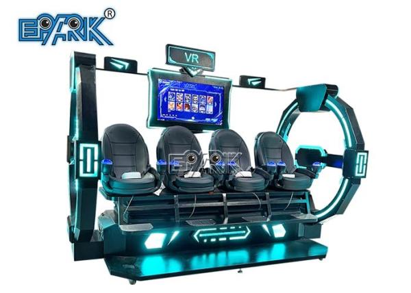 Customizable 9D VR Cinema 4 Person Arcade Motion Spaceship Simulator