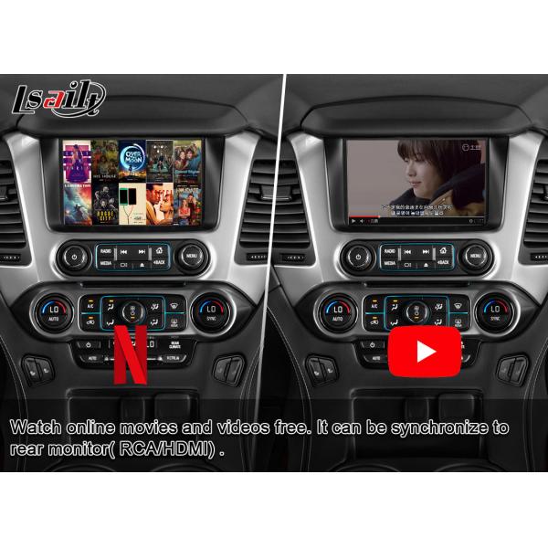 Мультимедиа Inteface Carplay на равноденствие Шевроле Tahoe Malibu с NetFlix, YouTube, Google, картой 4GB