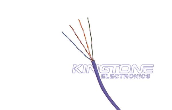 UTP CAT5E Network Cable 24 AWG Solid Bare Copper Conductor with CM Rated PVC